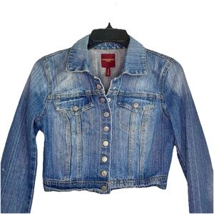 Highway Jean Blue Denim Cropped Jacket Women’s Size Small